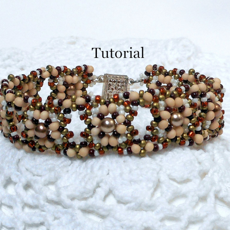 Diamond Diva Peanut Bead Beading tutorial