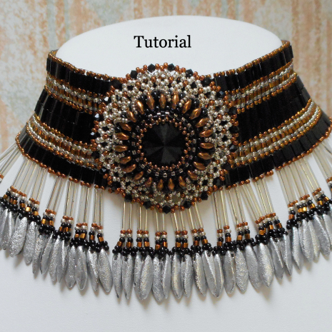 Beading Tutorial Egyptian queen choker