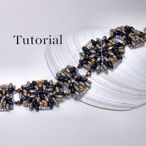 Beading Tutorial Midnight Metallica Bracelet